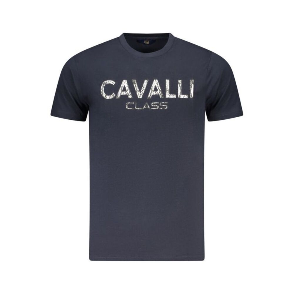 Cavalli Class Blu Cotton Men Men's T-Shirt